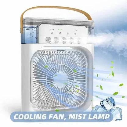 Portable Mini Air Conditioner Fan, USB Electric With Led Night Light, And Humidifier Function Reviews ⭐⭐⭐⭐⭐(FREE HOME DELIVERY) Multi Collections