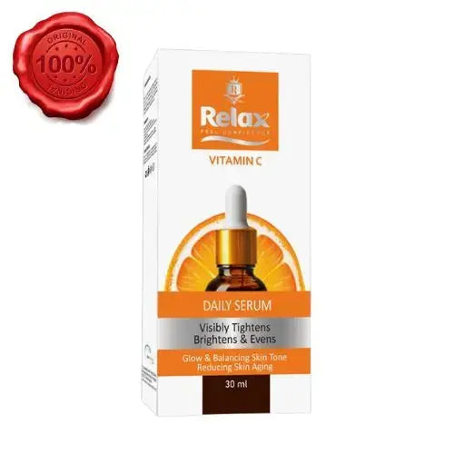 Relax UK Vitamin C Face Serum 30ml glow & balancing Skin Tone, Reducing Skin aging Multi Collection Online