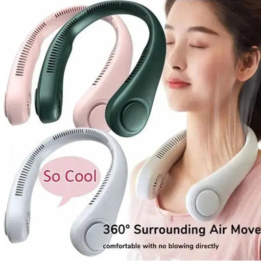 Rechargeable Portable Neck Fan USB Cooling Fan Adjustable Reviews ⭐⭐⭐⭐⭐(FREE HOME DELIVERY) Multi Collections
